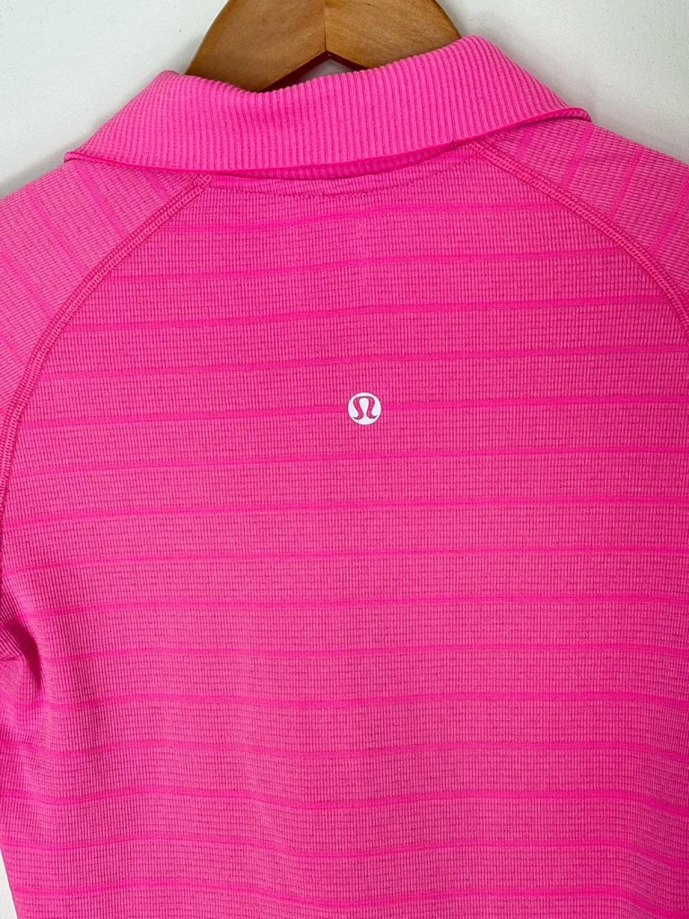 Lululemon Run: Swiftly Tech 1/2 Zip Heathered Raspberry Glo Light Size 4 Active